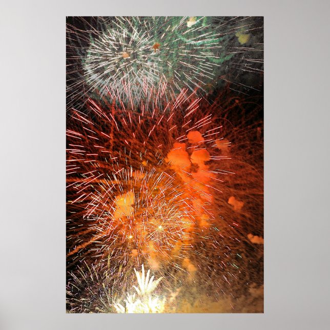Poster d'affichage Fireworks (Devant)