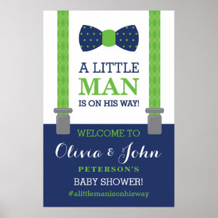Poster d'Affiche de bienvenue Little Man, Baby sho