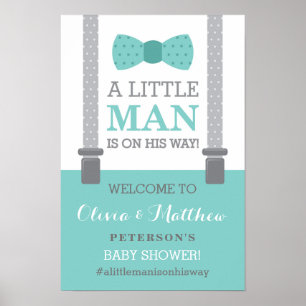 Poster d'Affiche de bienvenue Little Man, Baby sho