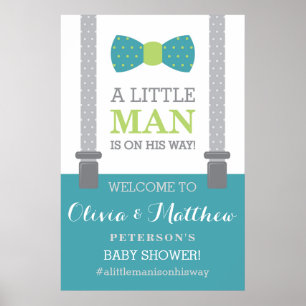 Poster d'Affiche de bienvenue Little Man, Baby sho