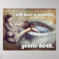 Poster d'affirmation de naissance - "Naissance dou