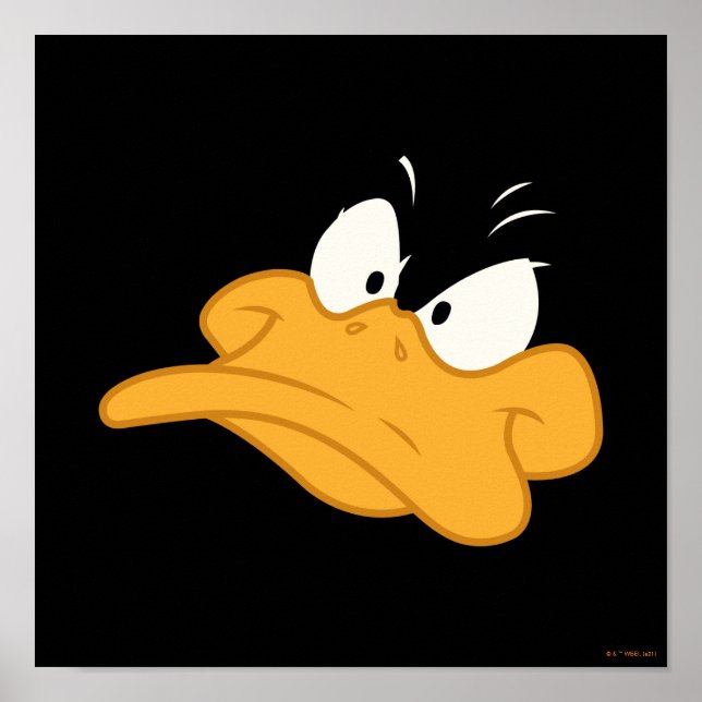 Poster DAFFY DUCK™ Angry Face (Devant)