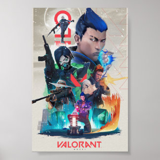 Poster d'agents valorants