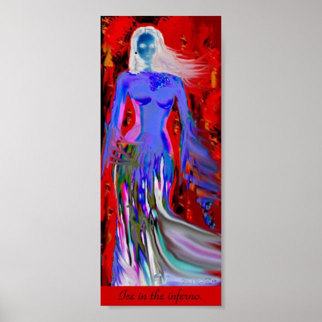 Poster Dahla se sent bleu (Devant)