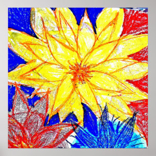 Poster Dahlia