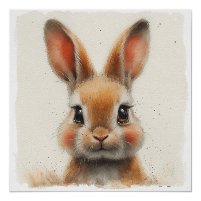 Poster Dainty Hots : Un Peu de Fantaisie Bunny (Devant)