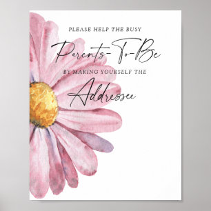 Poster Daisy - Aide aux futurs parents occupés destinatai