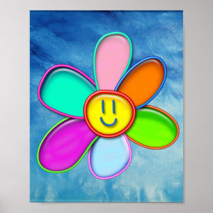 Poster DAISY - Baise magique colorée pour enfants -