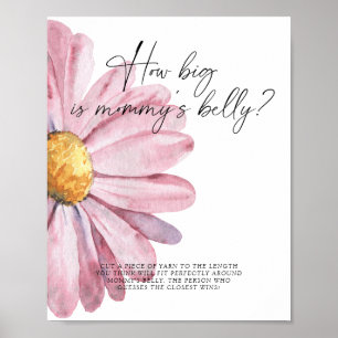 Poster Daisy - comme le ventre de maman est gros jeu
