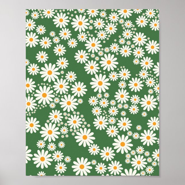 Poster Daisy Garden 01 (Devant)