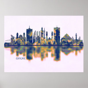 Poster Dakar Skyline