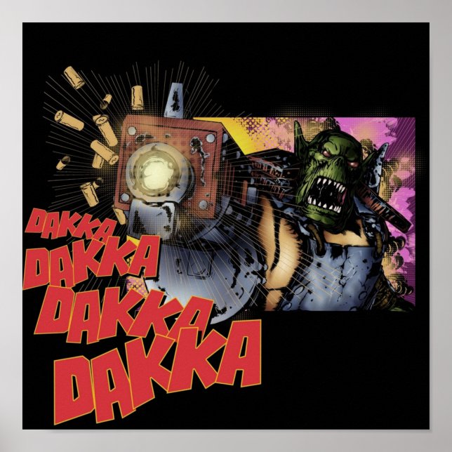 Poster Dakka Dakka Orc (Devant)