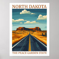 Dakota du Nord Peace Garden State USA Travel