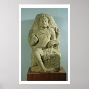 Poster Dakshinamurti, Tamil Nadu, dynastie Pallava (grani