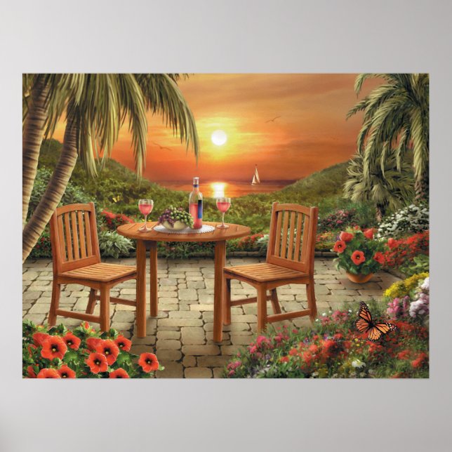 Poster d'Alan Giana "Beautiful as the Sunset" (Devant)