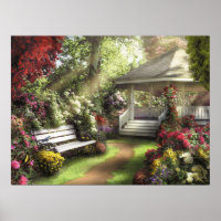 Poster d'Alan Giana "Jardin de lumière"