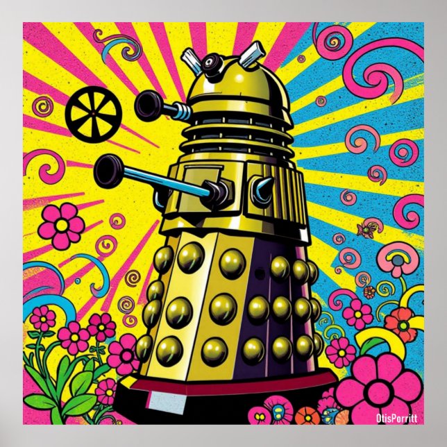 POSTER DALEKS OF LOVE-3 (Devant)