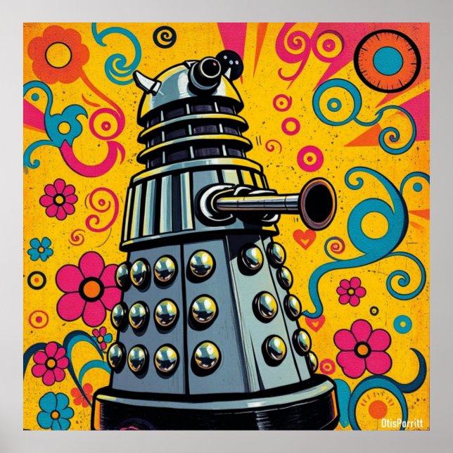 POSTER DALEKS OF LOVE-6 (Devant)
