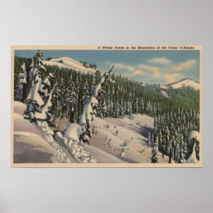 Poster d'Alene de Coeur, identification - d'Alene de