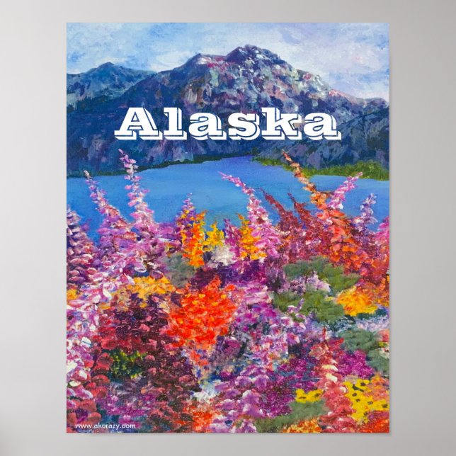 Poster d'algue de l'Alaska (Devant)