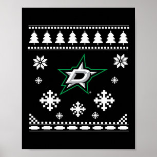 Poster Dallas Stars Ugly Christmas Sweater Holidaze