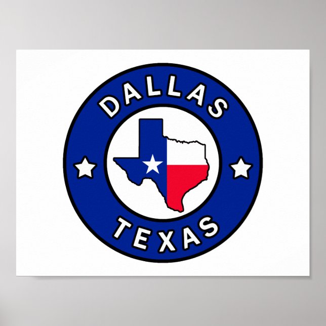 Poster Dallas Texas (Devant)