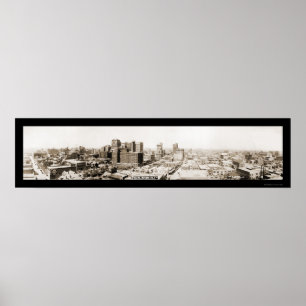Poster Dallas TX Skyline Photo 1920