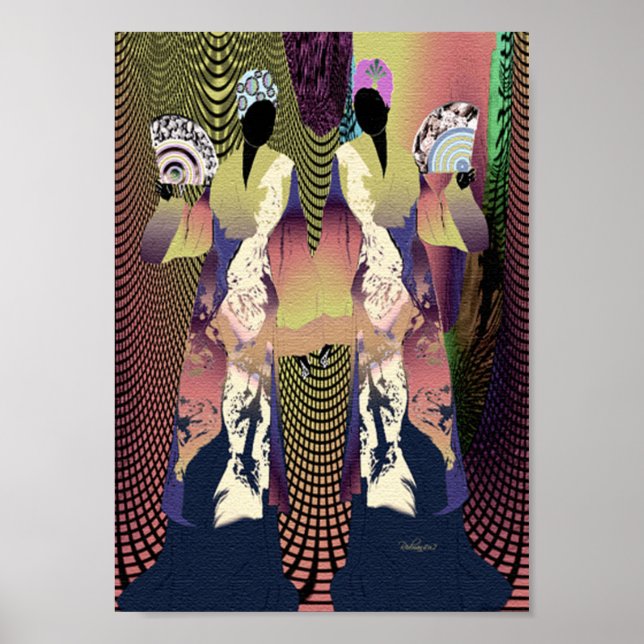 Poster Dame créole haïtienne (Devant)