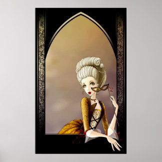 Poster Dame de la Cour