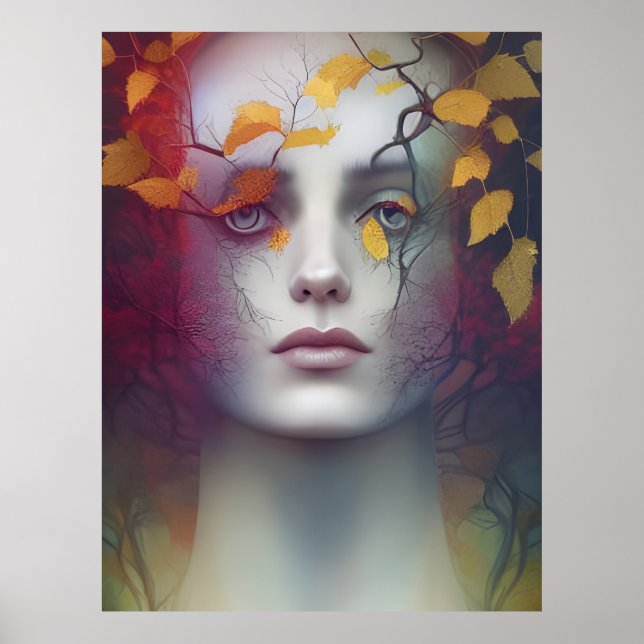 Poster Dame de la nature (Devant)