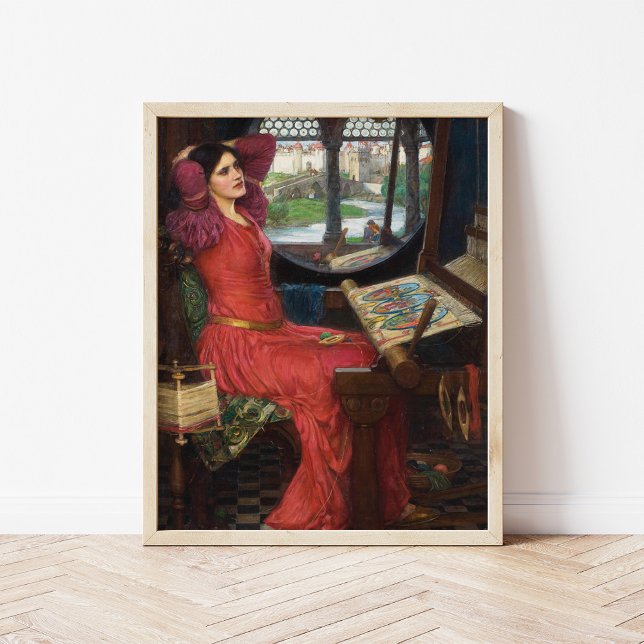 Poster Dame de Shalott | John William Waterhouse (Créateur téléchargé)
