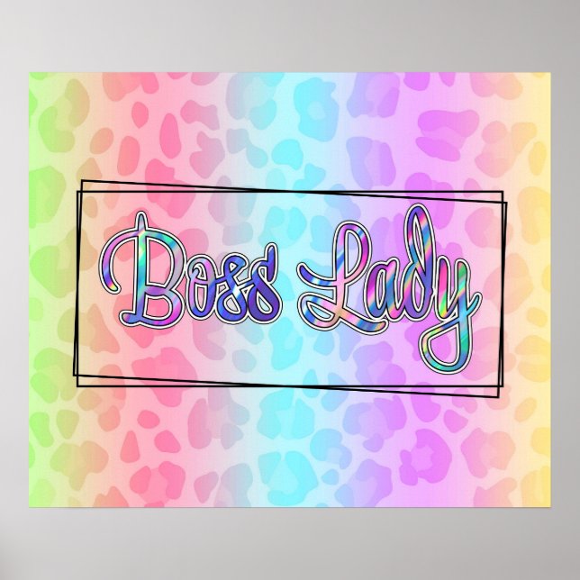 Poster Dame du chef (Devant)