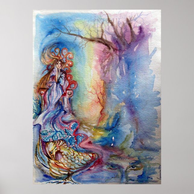 Poster DAME DU LAC, taille colossale (Devant)