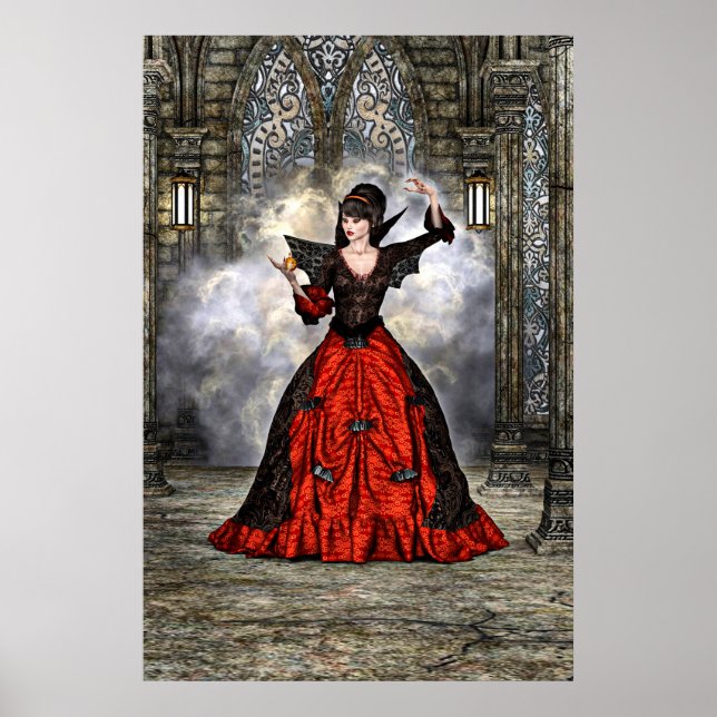 Poster Dame Vampire (Devant)