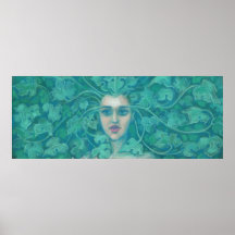 Dame verte / Reine de la forêt, art imaginaire