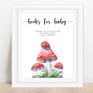 Poster Damebug en aquarelle - livres pour bébé