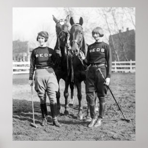 Poster Dames de polo : 1925