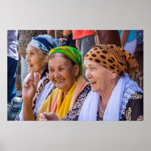 Poster Dames de sourire
