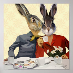 Poster Dames en bavardage