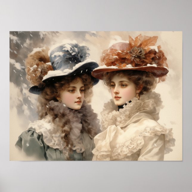 Poster Dames victoriennes (Devant)