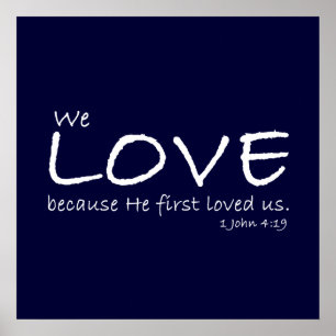 Poster d'amour (1 Jean 4:19)