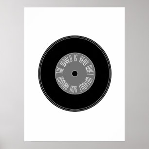 Poster d'amour en B&W