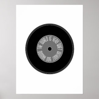 Poster d'amour en B&W