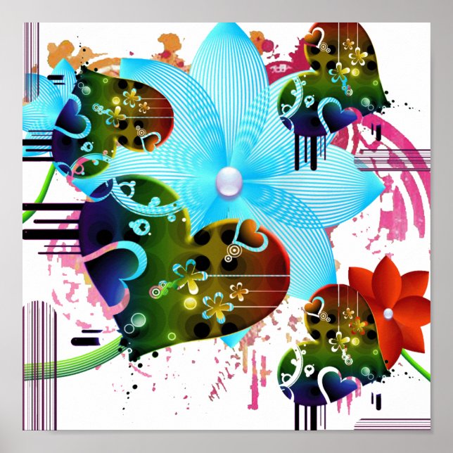 Poster d'amour tropical (Devant)