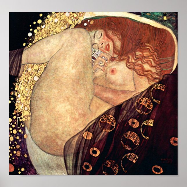 Poster Danae | Gustav Klimt | (Devant)