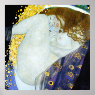 Poster Danae - Gustav Klimt - Art Nouveau