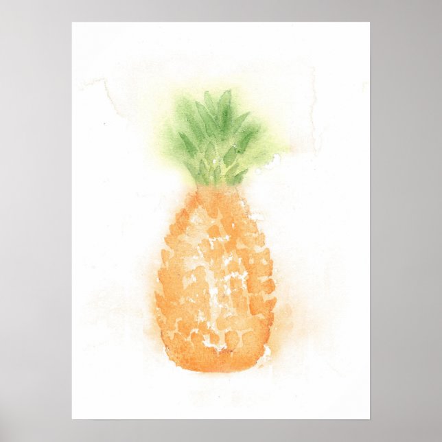 Poster d'ananas tropical (Devant)