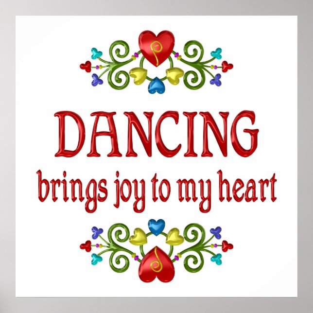 Poster Dancing Joy (Devant)