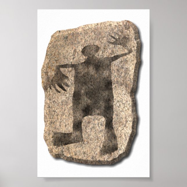 Poster Dancing Man stone (Devant)