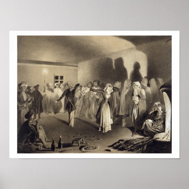 Poster Dancing Party à Kagha-Choura, Daghestan, plaque 55 (Devant)